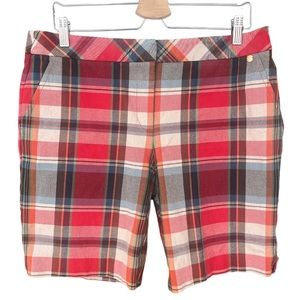 Trina Turk Plaid Summer Shorts